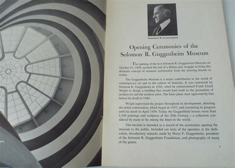 Solomon R. Guggenheim Museum Collection - 7 Items by Opening Ceremonies ...