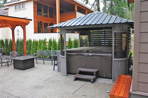 This Hot Tub Gazebo Turns Your Spa Into a Swim-Up Bar