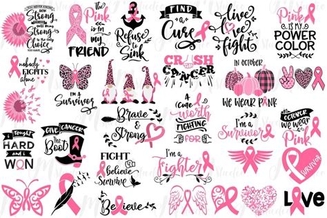 Breast Cancer SVG Bundle (932070)