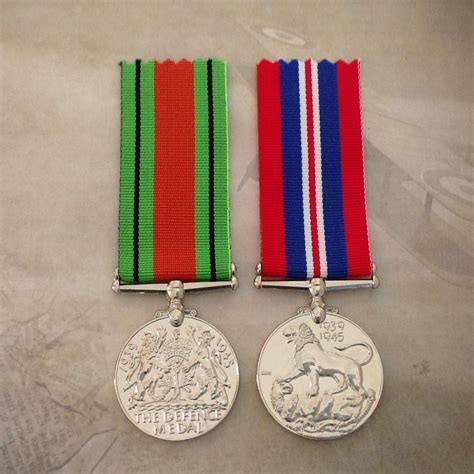 WWII MEDAL PAIR 1939-45 WAR AND DEFENCE MEDALS | ANZAC | WORLD WAR II ...