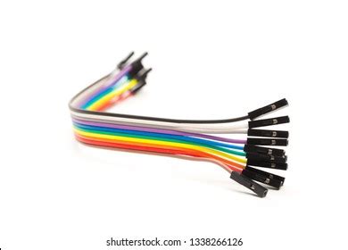 Jumper Wires Male Male Colorized Isolate Stock Photo 1388449778 ...