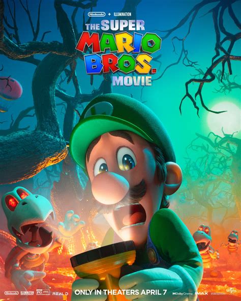 The Super Mario Bros. Movie | Luigi | Character Poster - Super Mario ...