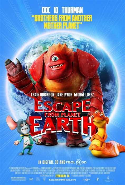 Escape From Planet Earth Poster - Character Promo | Ver peliculas ...