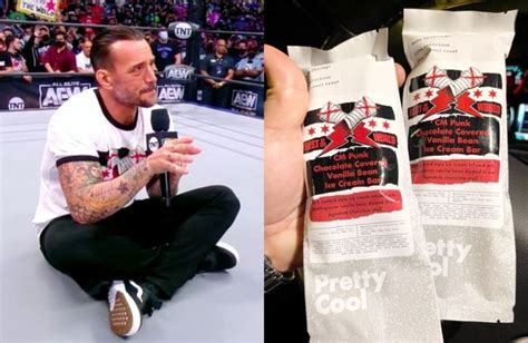 CM Punk Ice Cream Bar Wrappers Selling On eBay Following His AEW Debut ...