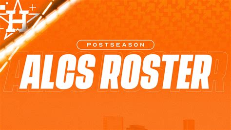 Houston Astros on Twitter: "Our ALCS roster is set. https://t.co ...