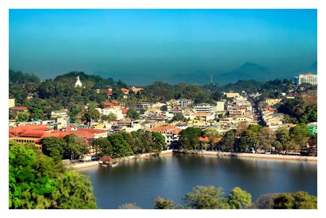 Kandy Lake and Kandy city aerial panoramic view | "Kandy Lak… | Flickr