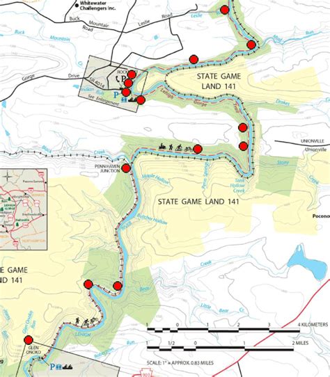 Lehigh Gorge Trail Map - Virgin Islands Map