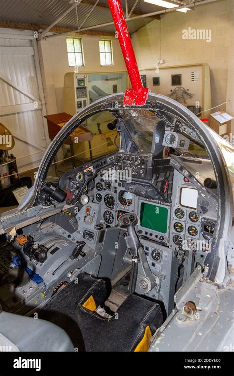 Cockpit inside a Tornado F3 mission simulator, Thorpe Camp Visitor ...