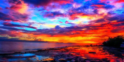 [86+] Sunset Ocean Rainbow Wallpapers on WallpaperSafari