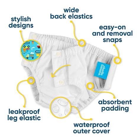 Reusable Training Pants with Snaps | Potty Training Pants | Charlie Banana