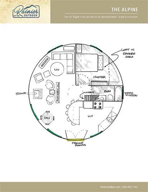 Yurt Floor Plans | Rainier Outdoor