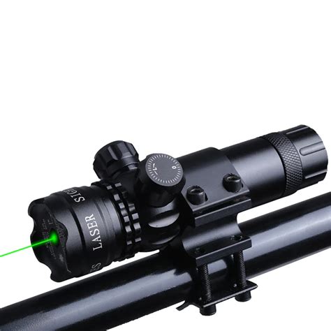 New aluminum alloy laser sight red and green laser aiming up and down ...