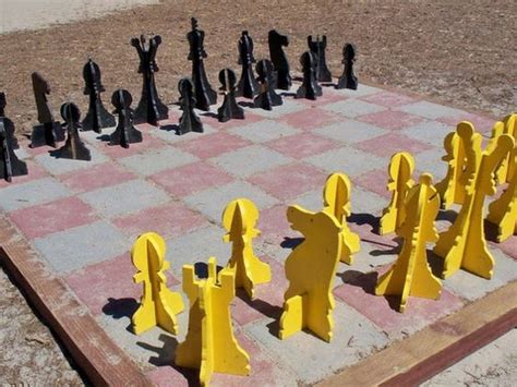 Diy Large Chess Set