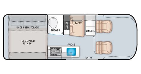 Rv Van Camper Floor Plans