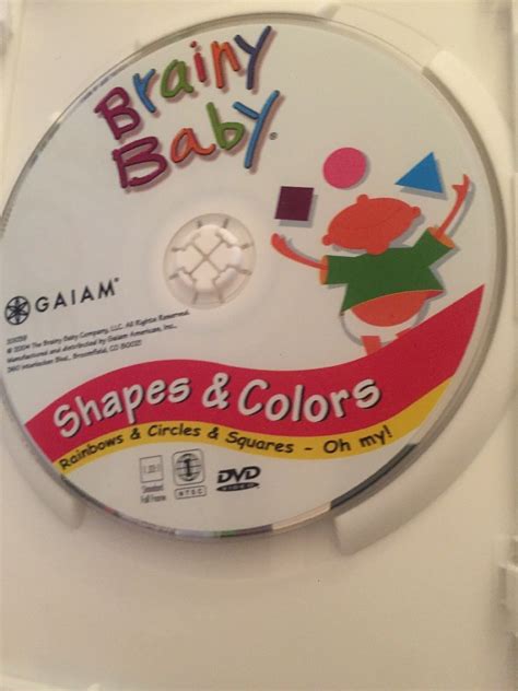 Brainy Baby Lot ABCs Book, Animals Flashcards and Shapes & Colors DVD ...