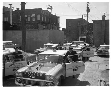 Ann Arbor Police Department Officers Begin Street Patrol, May 1958 ...