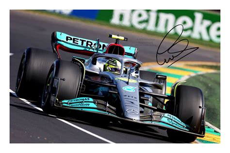 Lewis Hamilton 2022 Signed A4 Autograph Photo Print | eBay