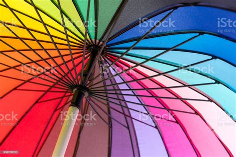 Rainbow Umbrella Photo - Etsy