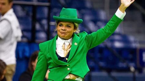 Notre Dame debuts first female leprechaun mascot in school's 177-year ...