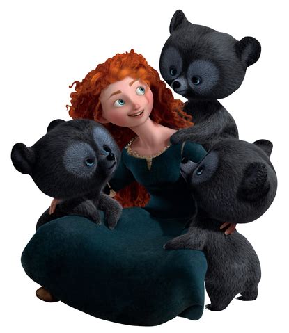 Merida and her bear brother - Brave | Disney brave, Merida disney ...