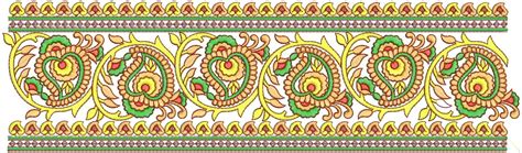 Modern Saree Border Design Drawing - Design Talk