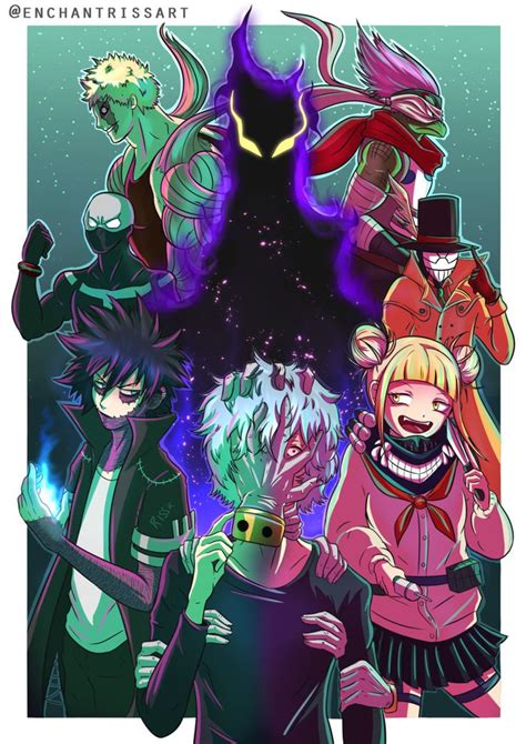 ArtStation - League of Villains, Marrisa Rayner | Anime, Anime villians ...