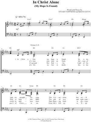 "In Christ Alone" Sheet Music - 61 Arrangements Available Instantly ...