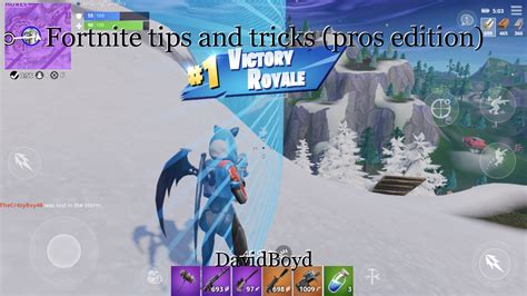 Fortnite tips and tricks (pros edition), article by DavidBoyd