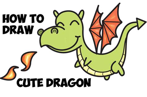 cute dragon – How to Draw Step by Step Drawing Tutorials