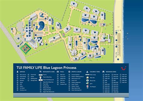 Resort Map – Blue Lagoon Princess