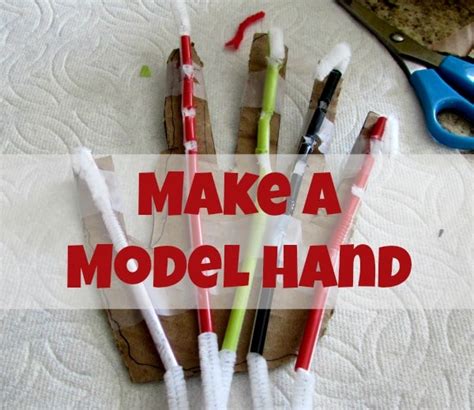 Make A Model Hand - The Homeschool Scientist