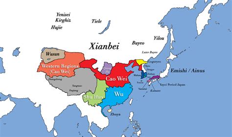 Three Kingdoms Period of China and the Rise of Xianbei in the year 229 ...