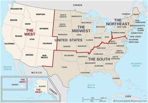 Map Of Us Western Region - Deeann Geraldine