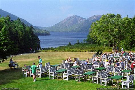 afternoon tea (popovers!) at the Jordan Pond House inside Acadia ...