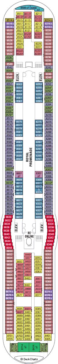 Royal Caribbean Independence of the Seas Cruise Ship: Deck Plans on ...