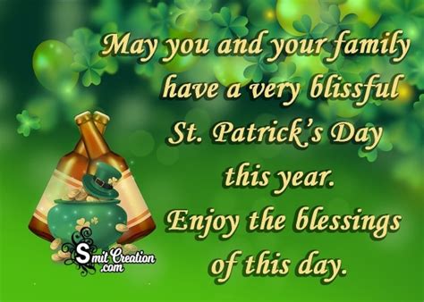 St Patrick’s Day Wishes for Friends & Family - SmitCreation.com