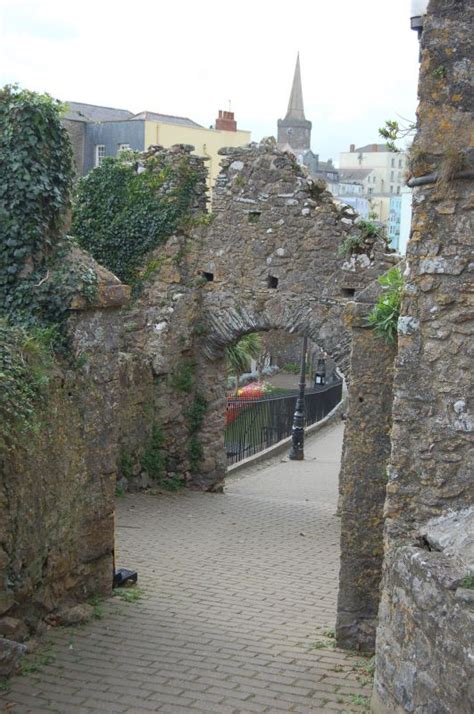 Tenby Castle remains, Tenby, Pembrokeshire