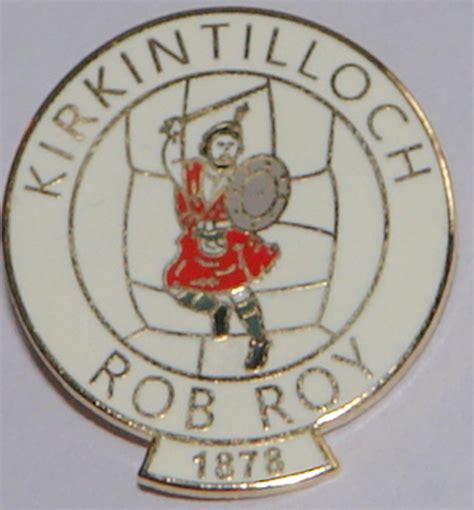 Kirkintilloch rob roy badge no 44 | Scottish Football Memorabilia