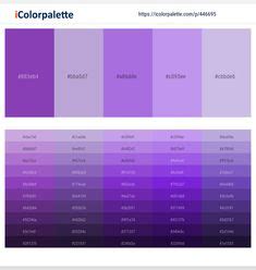 79 Violet Color Palettes ideas | violet color palette, palette, color