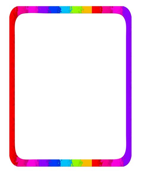 Free Rainbow Border Clipart, Download Free Rainbow Border Clipart png ...