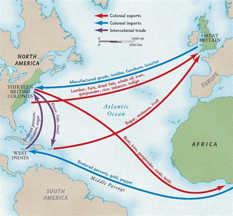 Colonial Trade Routes And Goods | National Geographic Society ...