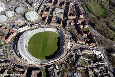 aeroengland | aerial photograph of the Oval Cricket Ground London UK