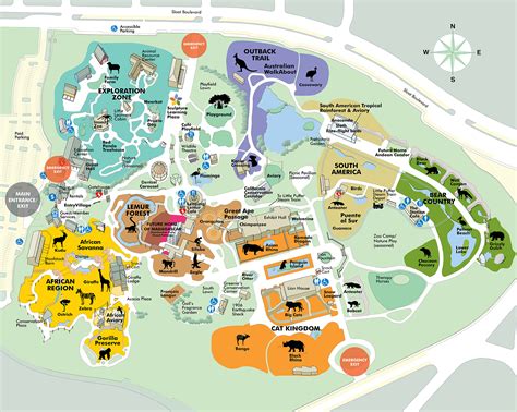 San Francisco Zoo Map