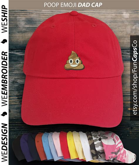 Poop Emoji Cap Poop Emoji Hat | Etsy