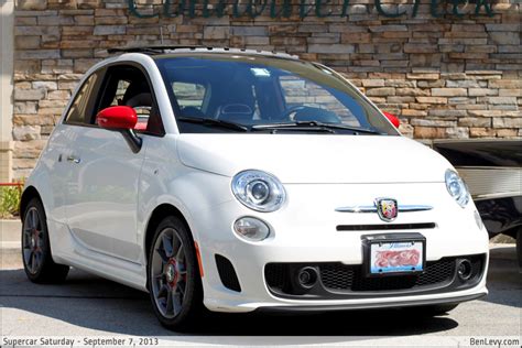 White Fiat 500 Abarth - BenLevy.com