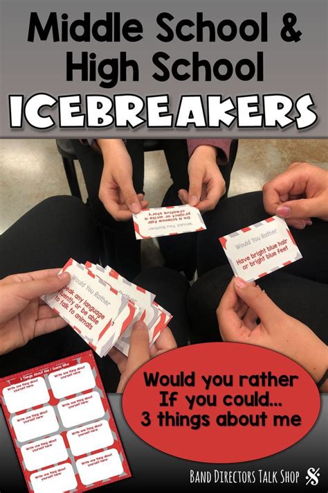 Need fun ice breakers for your middle school and high school students ...