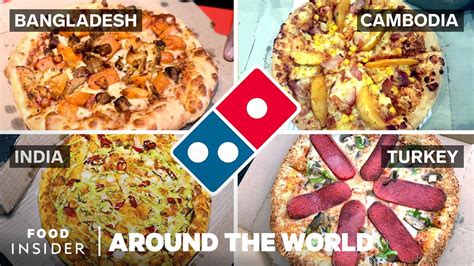 Popular Domino's Pizza Toppings Around The World - YouTube