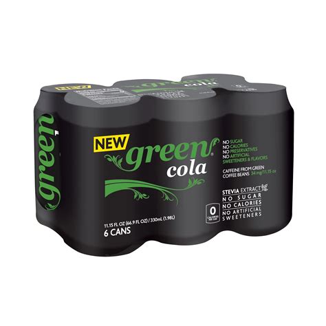 Green Cola Beverage 11.15 oz Cans - Shop Soda at H-E-B