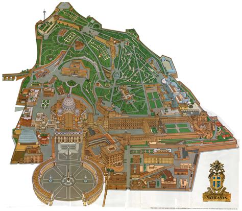 Map of Vatican City