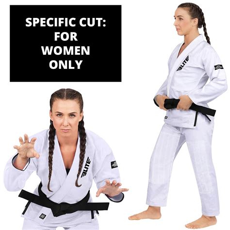 Elite Sports Ultra-Light Women's BJJ GI - IBJJF Jiu-Jitsu GI for Girls ...